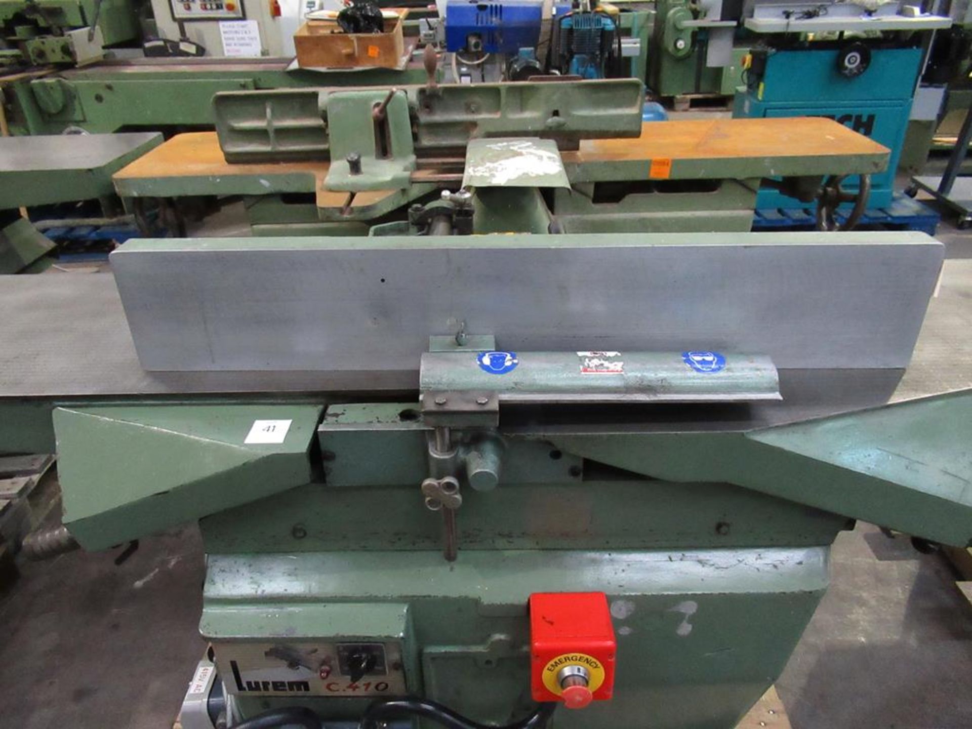 Lurem C.410 planer thicknesser with DC Brake 415V - Image 2 of 5