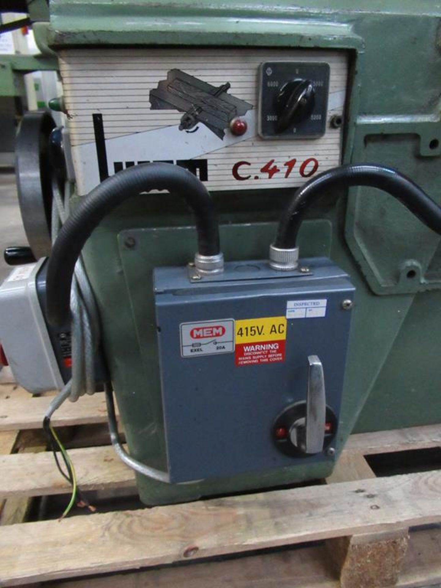 Lurem C.410 planer thicknesser with DC Brake 415V - Image 3 of 5