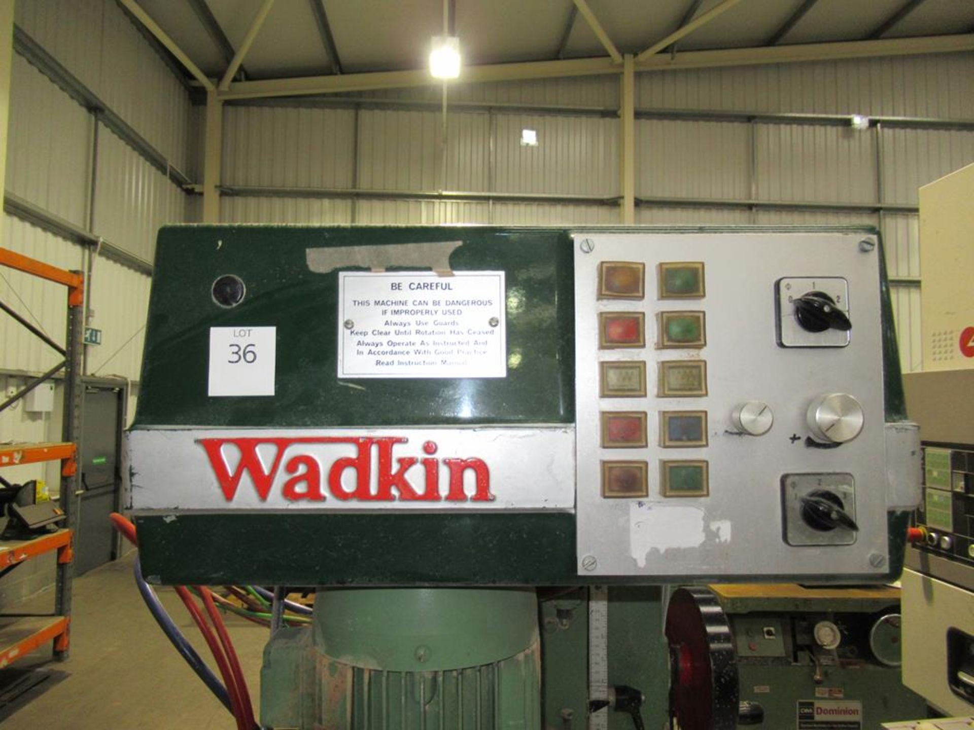 Heavy duty Wadkin UX Overhead Router - Image 3 of 7