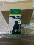 (ED10) PALLET TO CONTAIN 950 x NEW DIALL LED COOL WHITE LIGHTBULBS. E27 FITTING. DIMMABLE. 1055LM