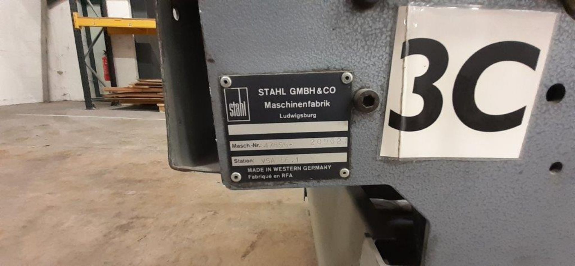 Stahl Stacker / Delivery Unit, model number 47855 - Image 3 of 3