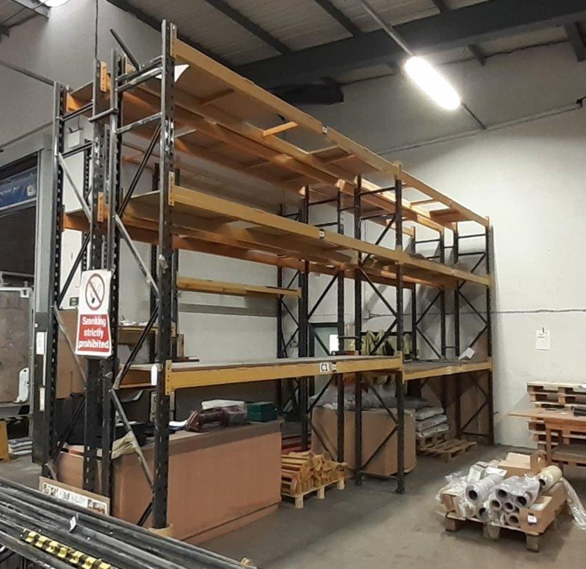 8 bays of boltless Pallet Racking (24ft wide x 13ft high, approx.) 12 frame ends & 21 pairs - Image 2 of 4