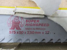 Power hacksaw blades