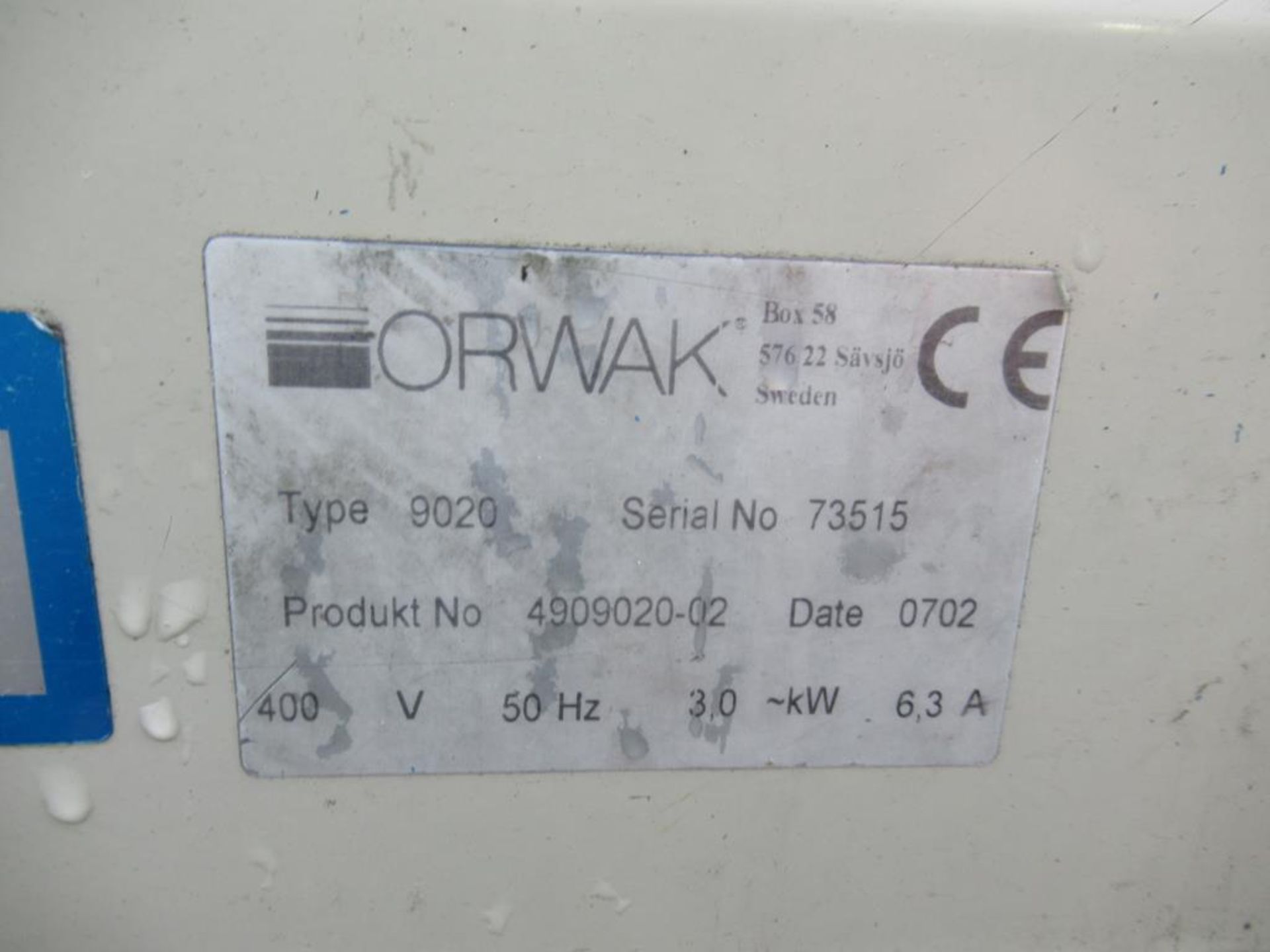 Orwak 9020s Triple Baler Compactor - Image 7 of 10