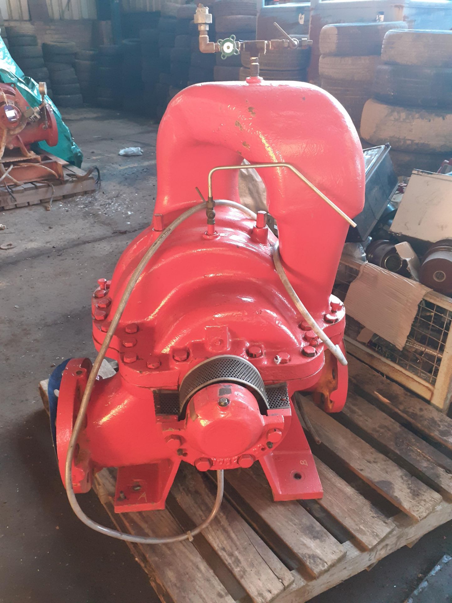 Skid Mounted 6 cylinder Volvo Penta Turbo Diesel Engine with Axflow Fire Pump - Image 10 of 10