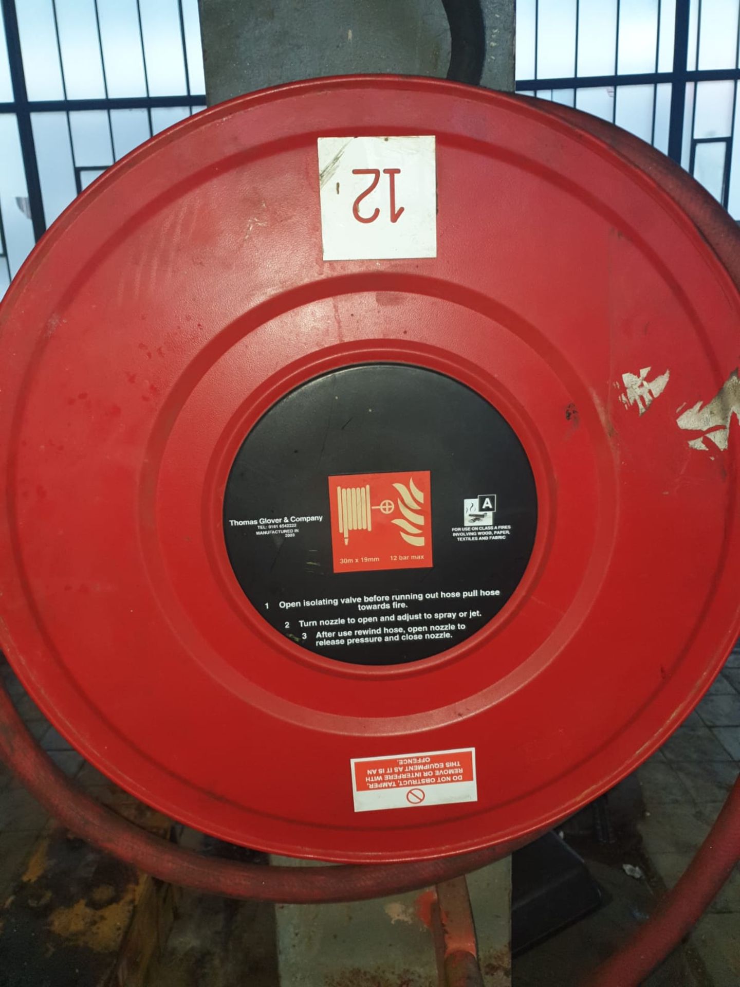 3x Manual Fire Hose Reels - Image 3 of 5