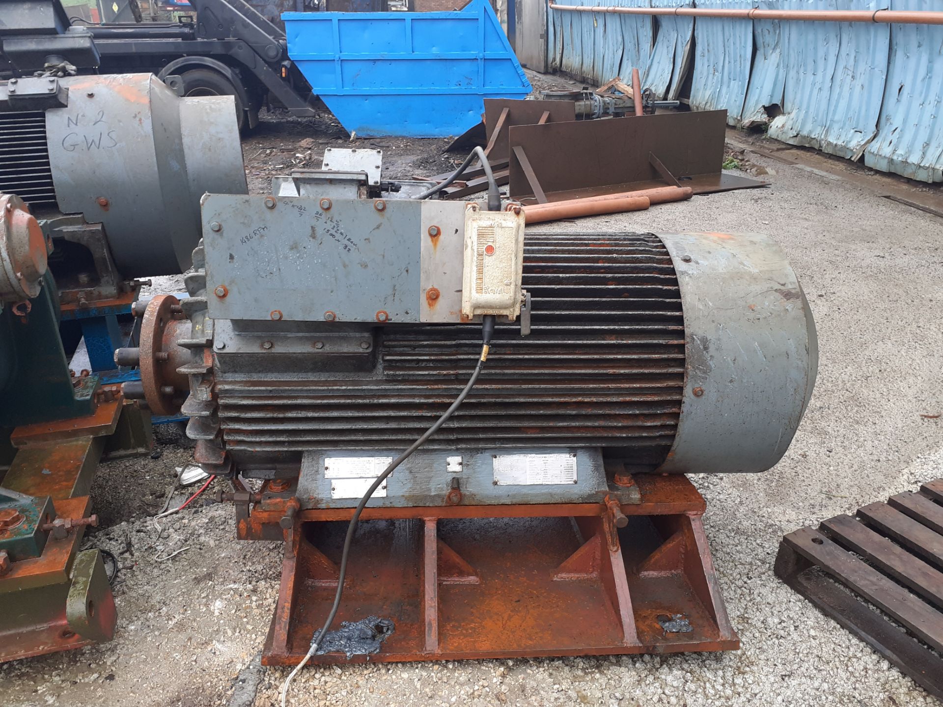 A 1977 Parsons Peebles 300kW 3-Phase Inductional Motor