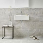 NEW 8.64m2 Bloomsbury Brook Edge Lapatto Beige Wall and Floor Tiles. 300x600mm per tile, 8.3mm