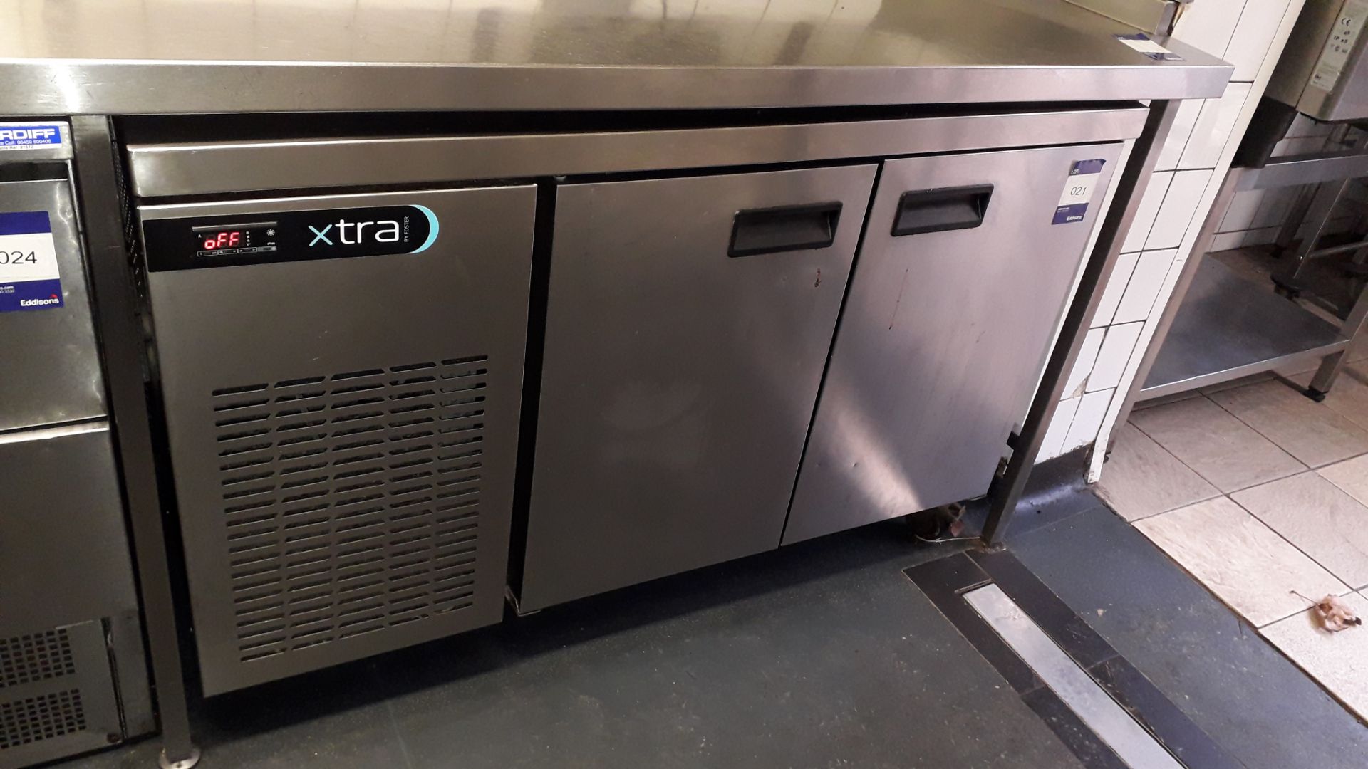 Foster XR2H Stainless Steel 2 Door Undercounter Refrigerator (2016) Serial Number E5460624