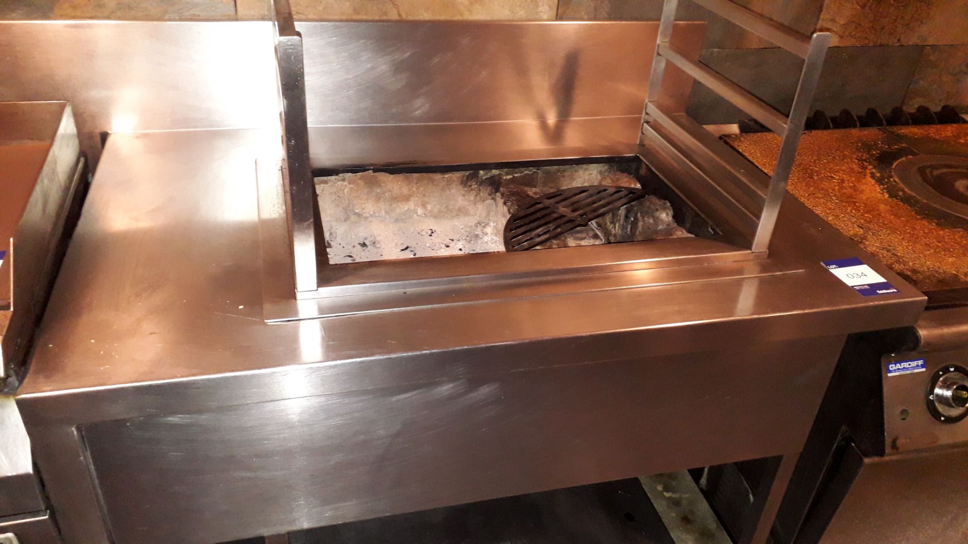 Stainless Steel Food Prep Table 1800mm fitted Charcoal Pit - Image 3 of 4