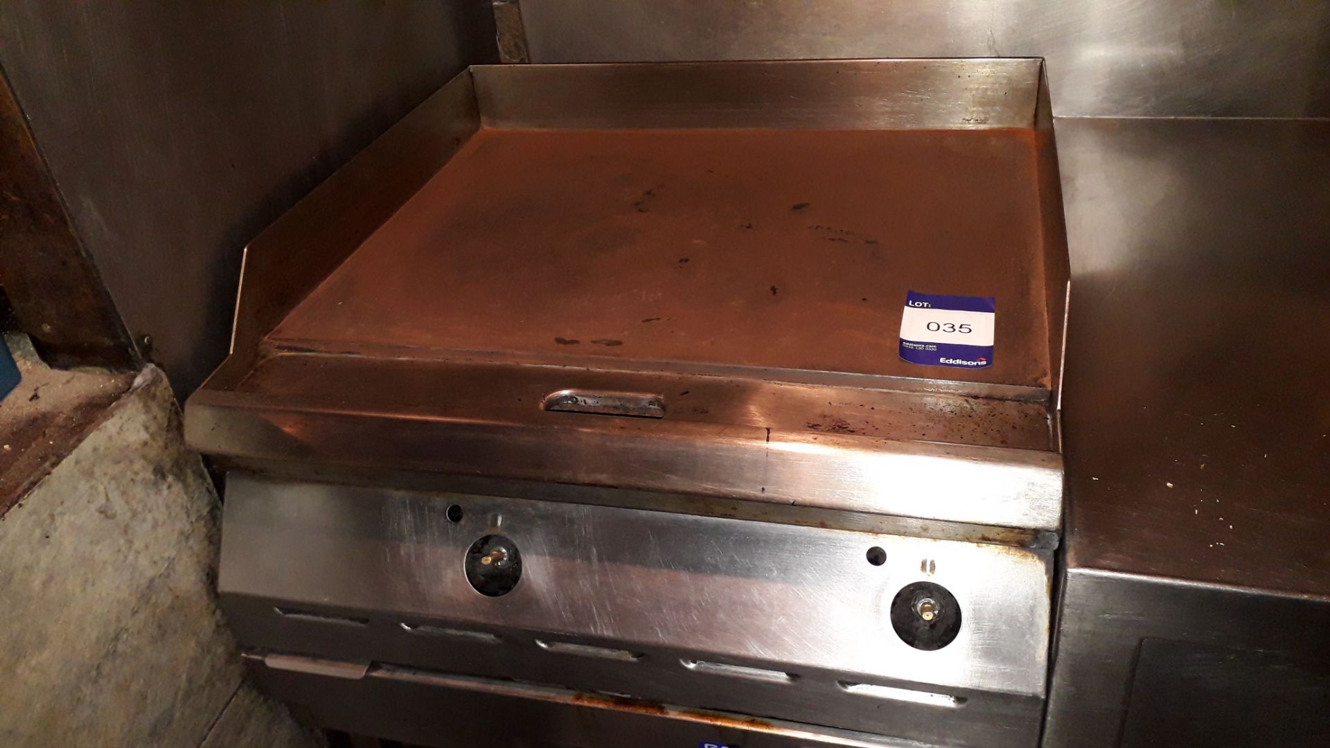 Garland Stainless Steel Gas Fired Table Top Griddle (Disconnection required by qualified