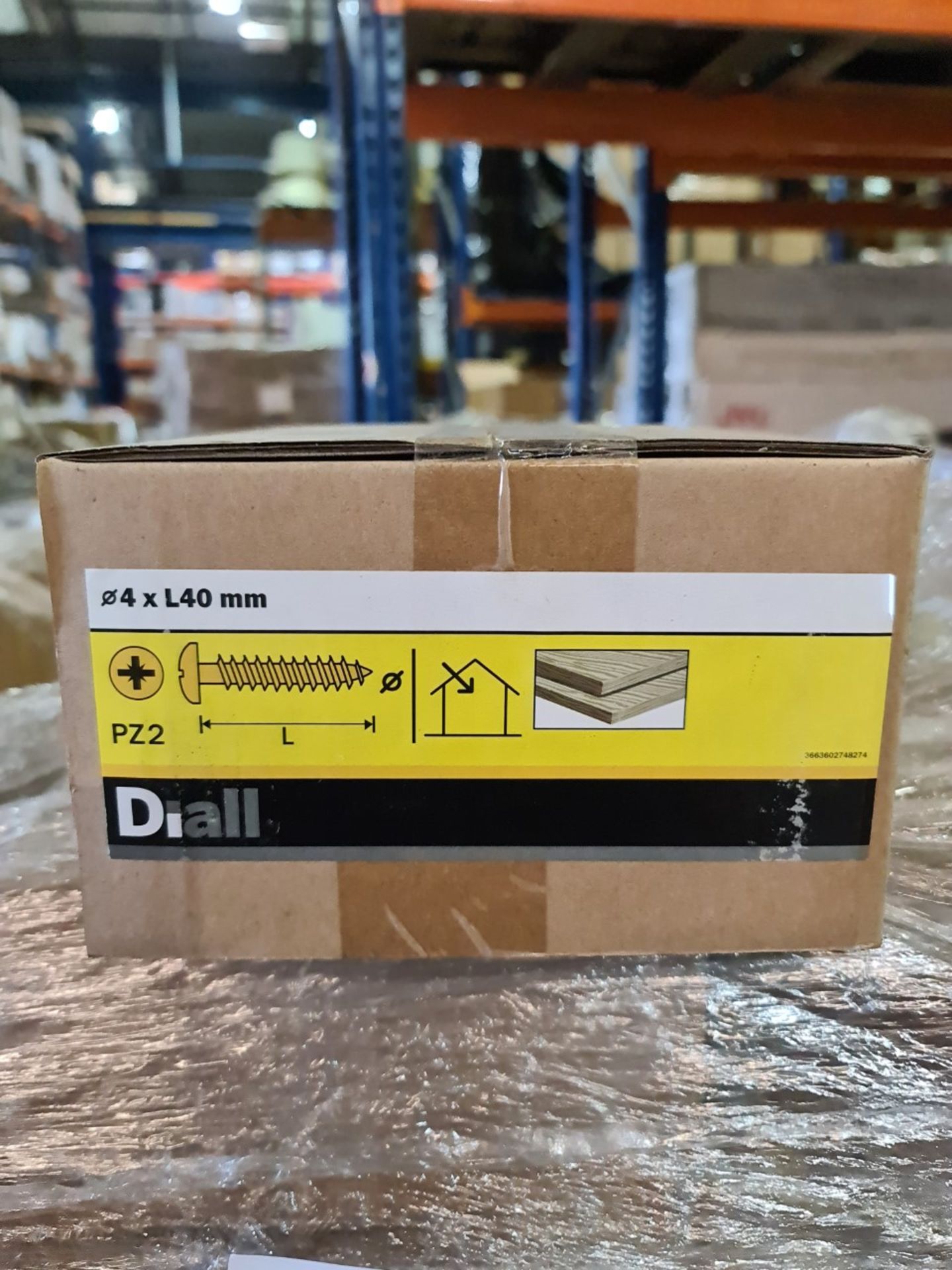 (E1) PALLET TO CONTAIN 73 x NEW 4KG BOXES OF 4x40M