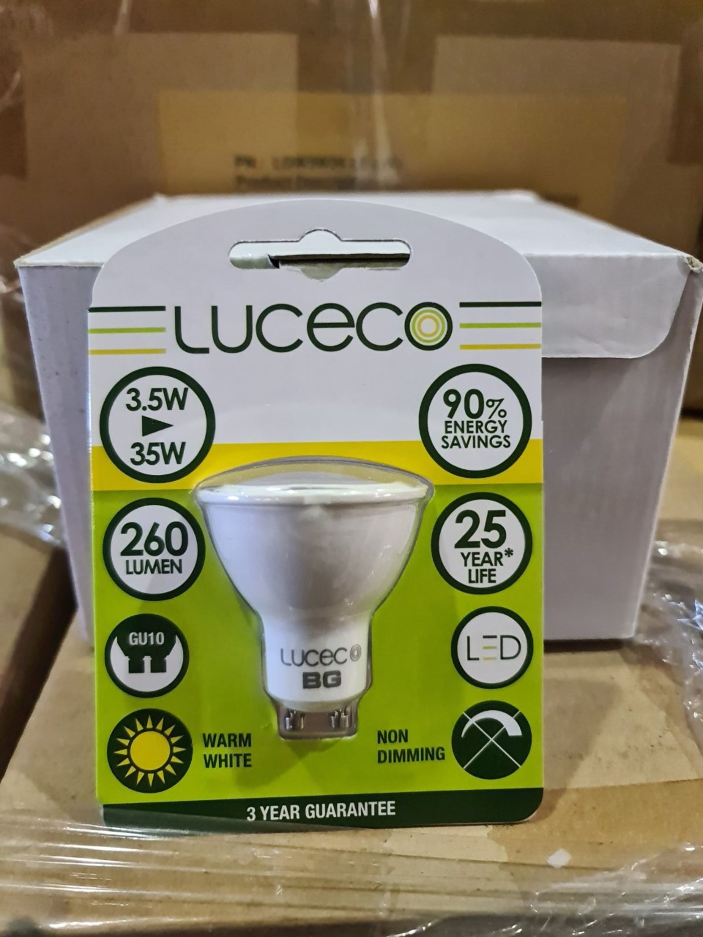 (E38) PALLET TO CONTAIN 1,000 x LUCECO 3.5W=35W LE - Image 3 of 3