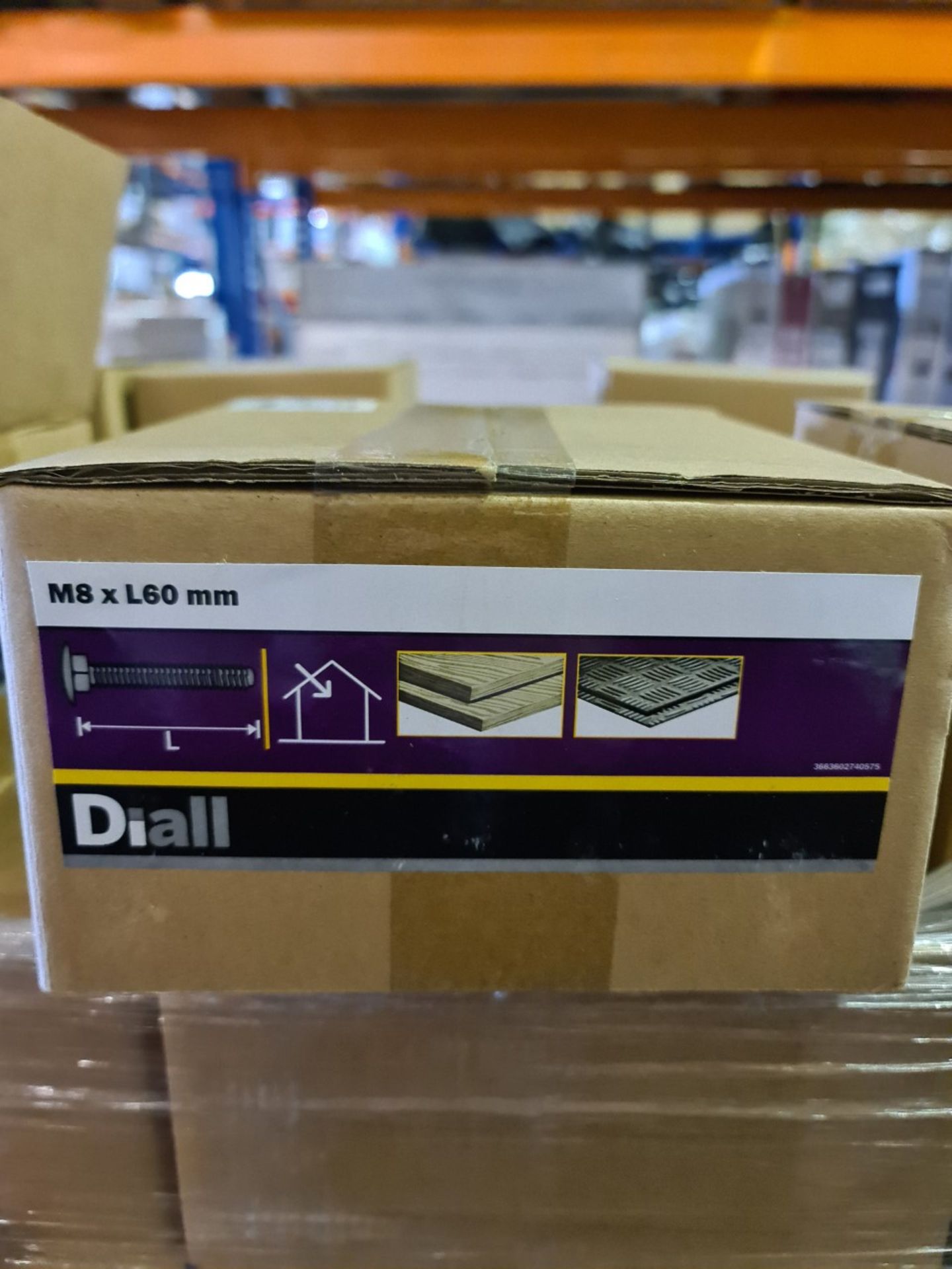 (E9) PALLET TO CONTAIN 50 x NEW 4KG BOXES OF M8x60 - Image 2 of 2