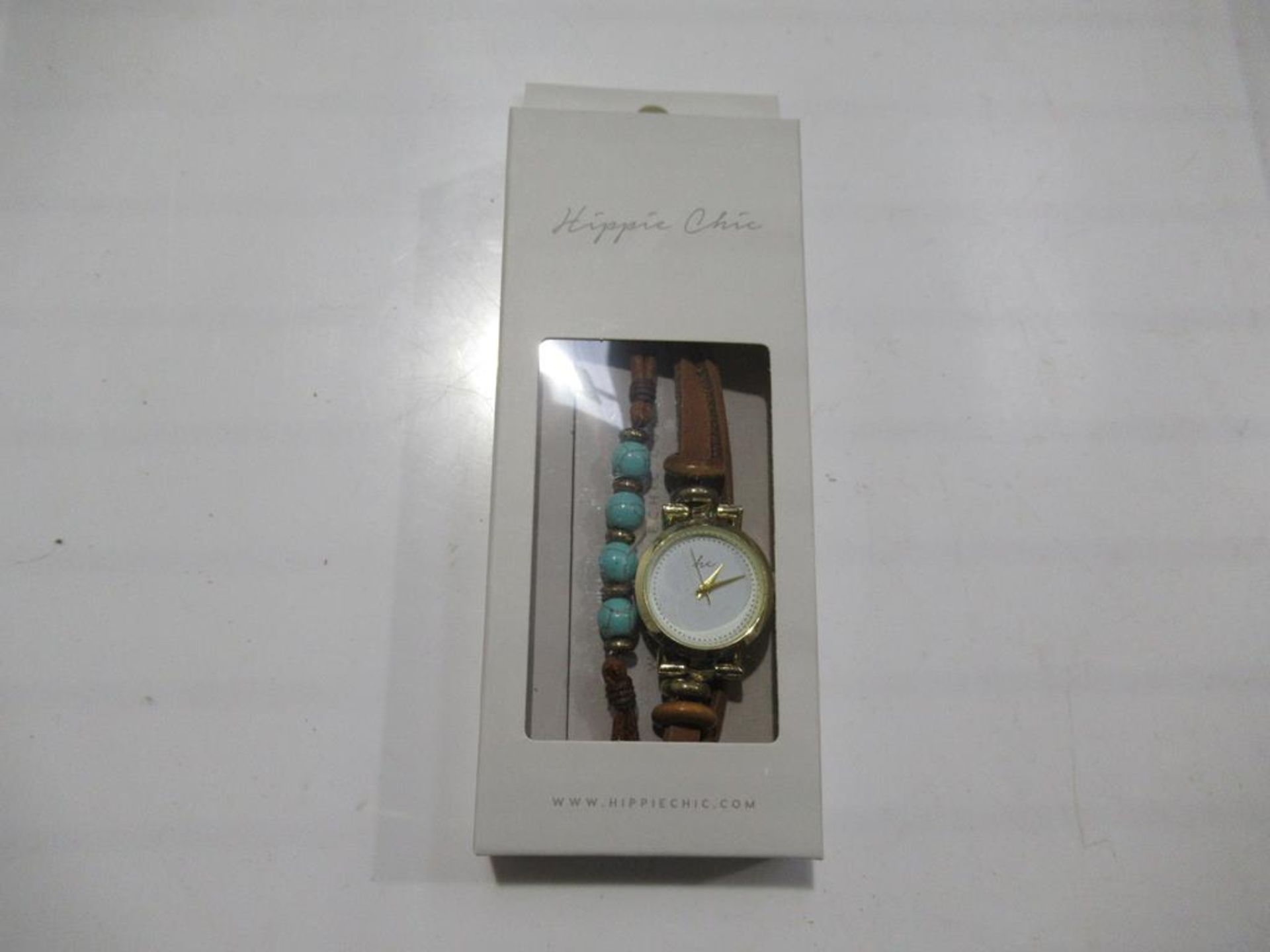 A box of Hippie Chic 'Rose' watches