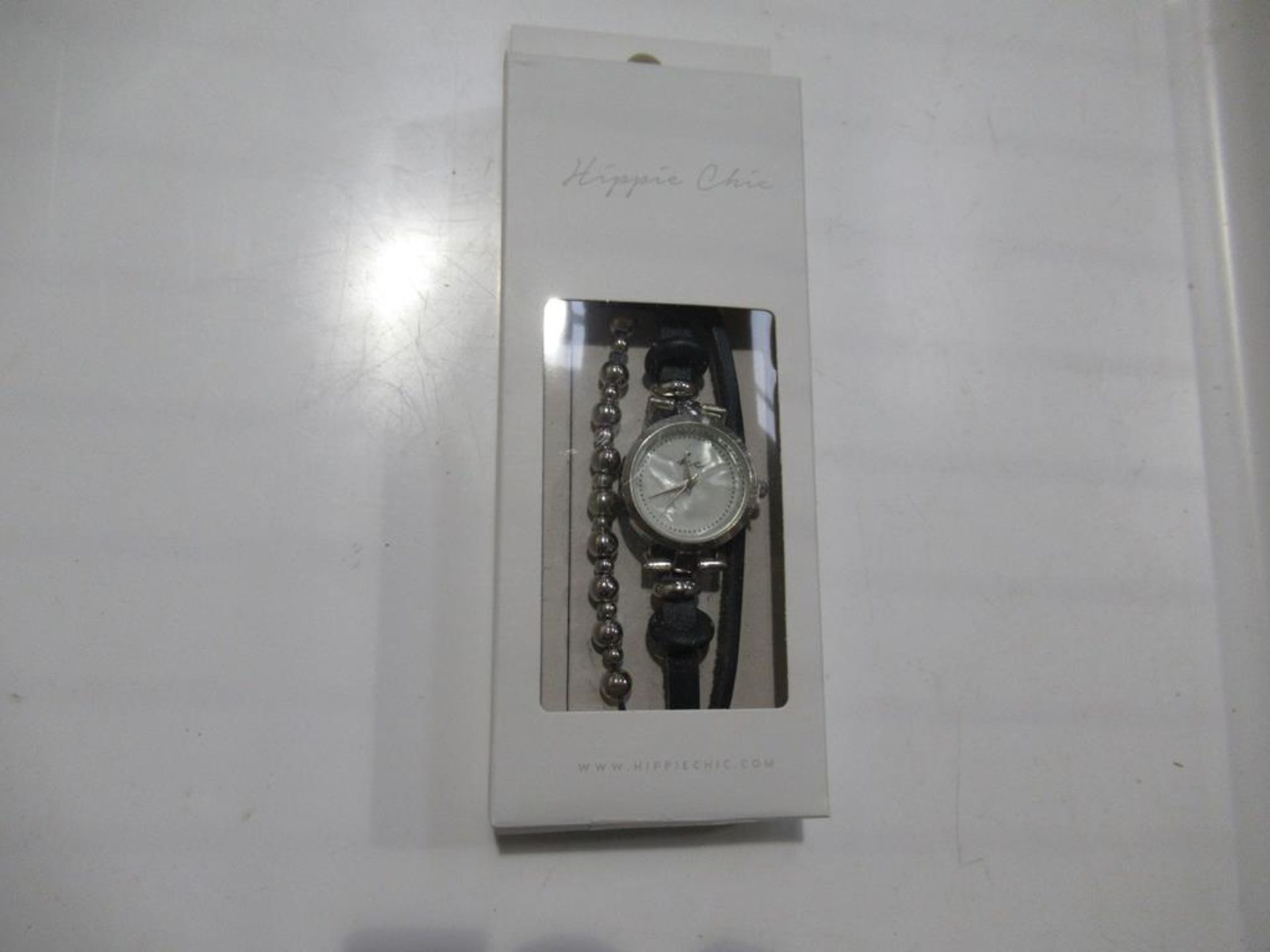 A box of Hippie Chic 'Rose' watches