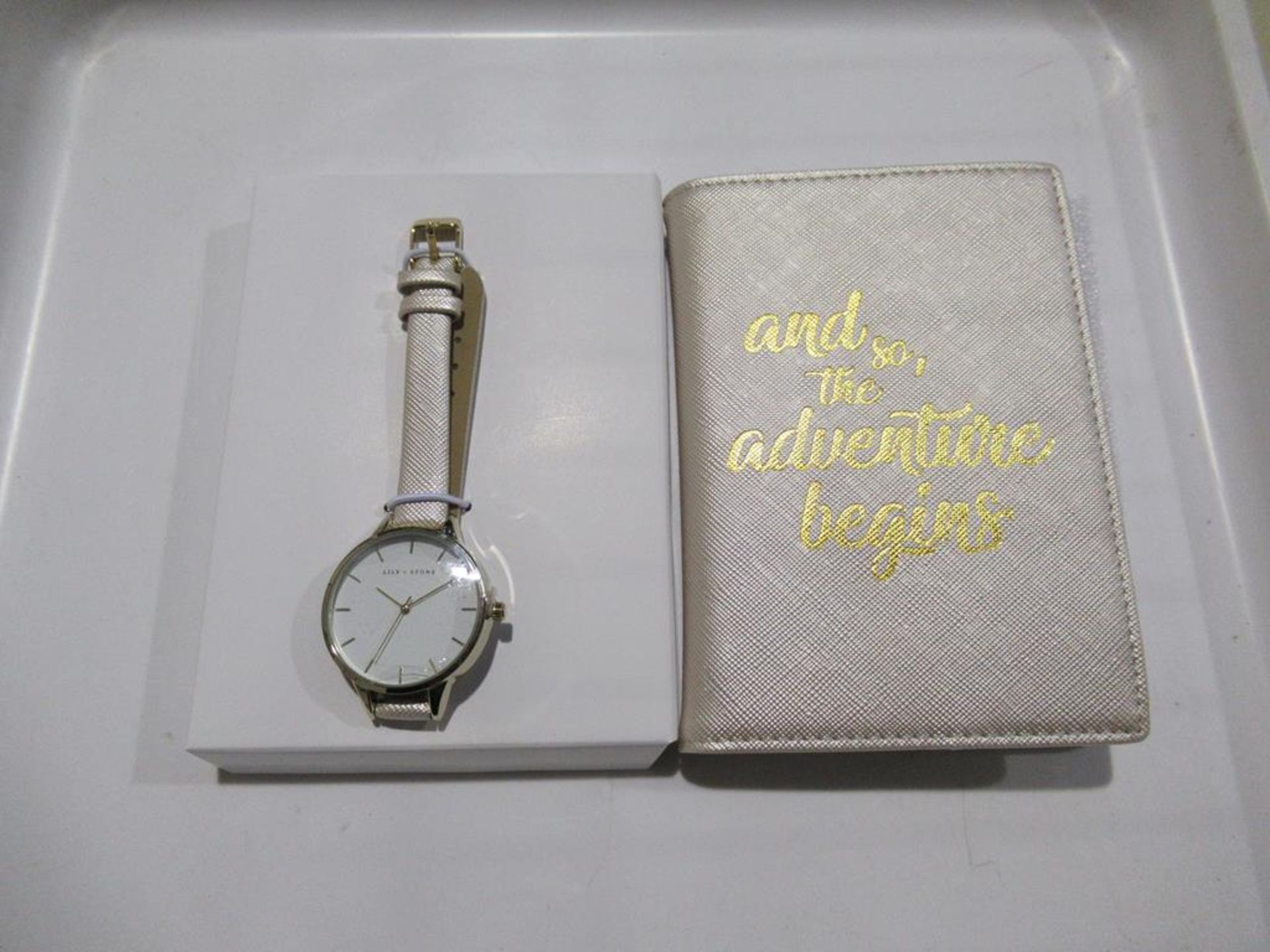 A box of Lily and Stone 'Passport holder watch set'- unopened (50) total approx. RP £2000 - Image 2 of 3