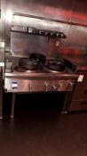 Advanced Commercial Kitchens Stainless Steel 3 Bur