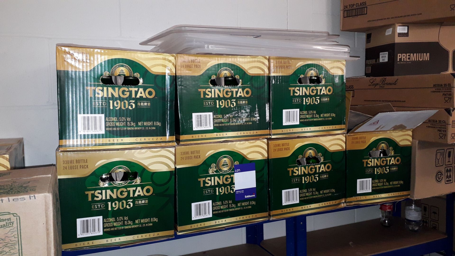 8 Cases of Tsingtao, 4 Cases of Sierra Nevada Pale