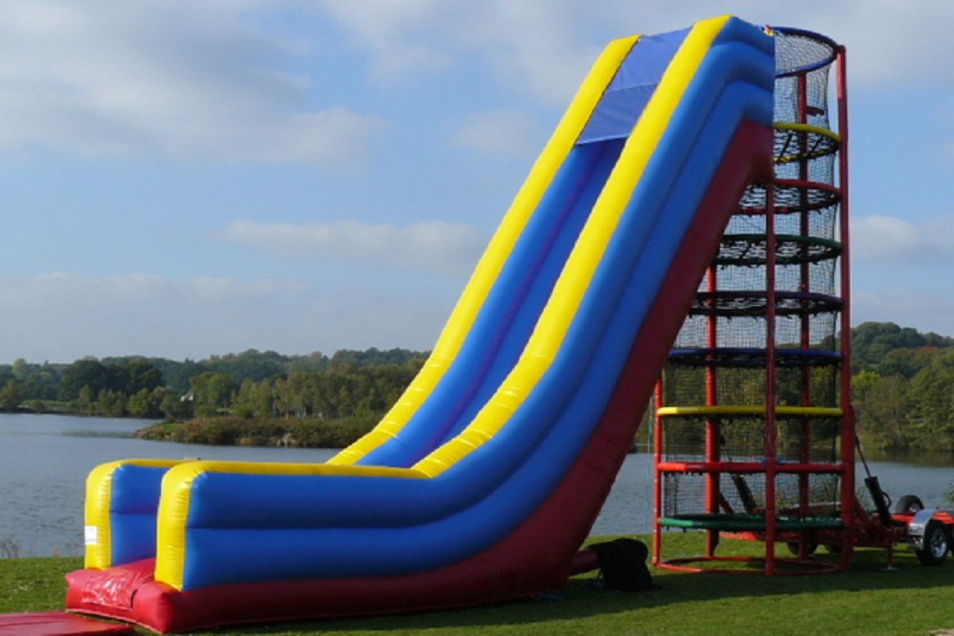 Spider Mountain, Climbing tower and Inflatable sli - Image 4 of 15