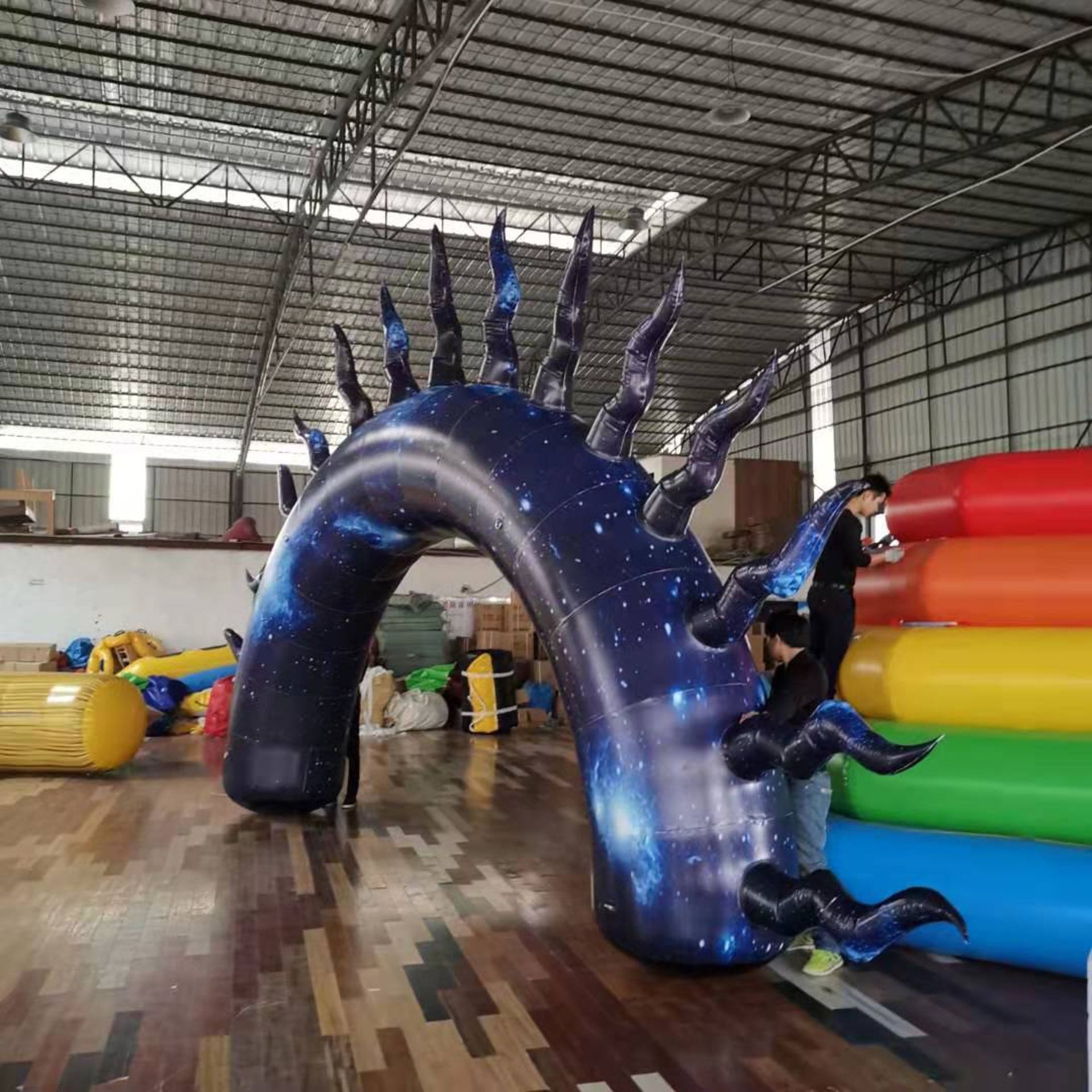 Funky Planet Inflatable Obstacle Course comprising - Image 28 of 55