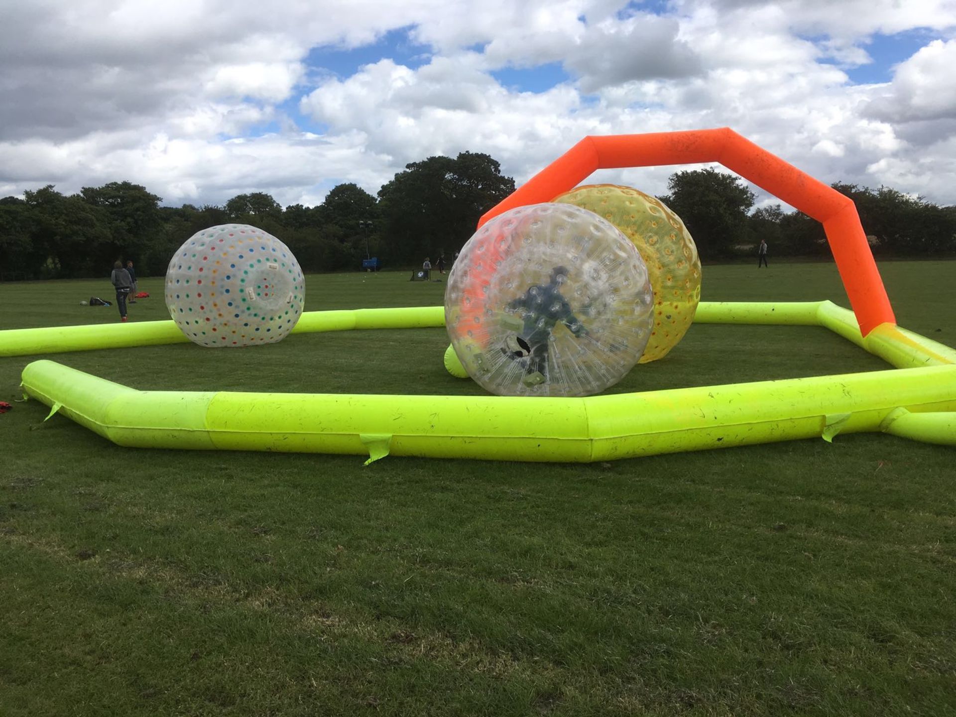 Land zorbs with inflatable track, thought to be 3 - Image 2 of 9