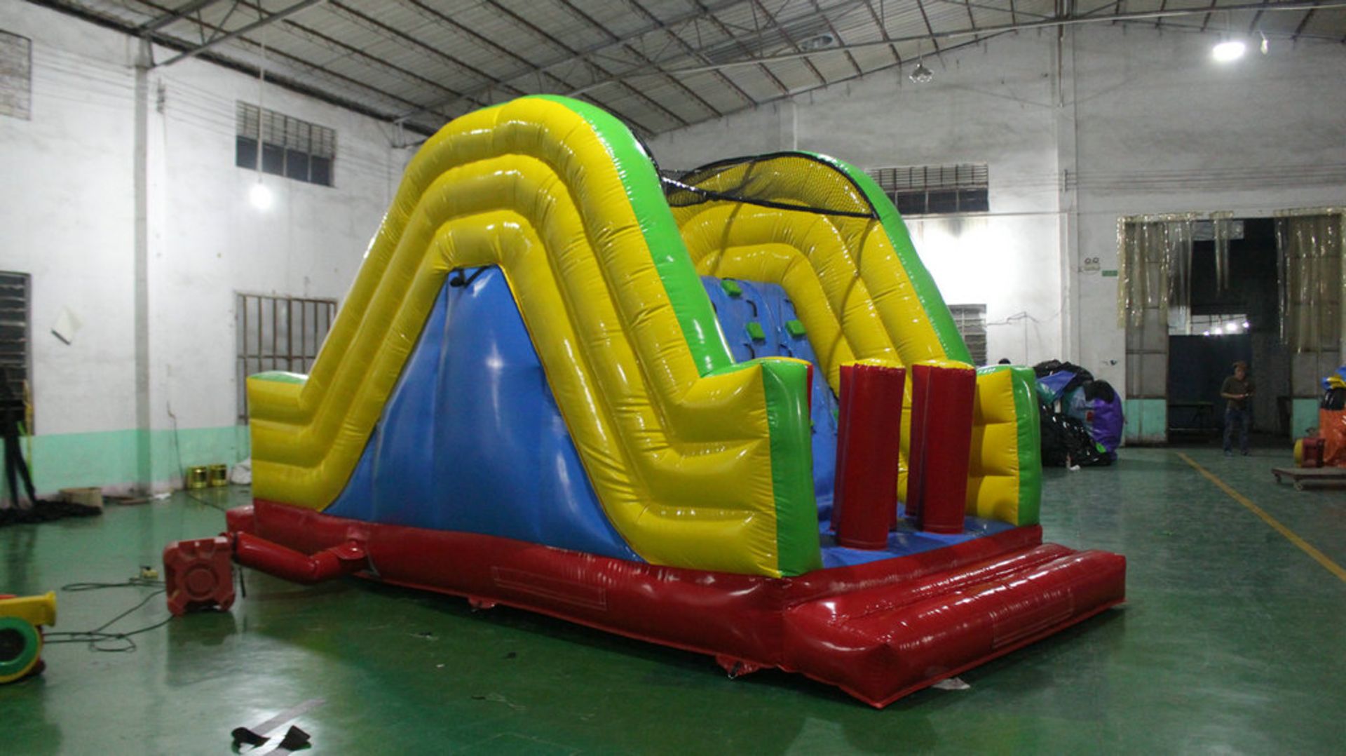 Colour Inflatable Obstacle Course comprising 15 as - Image 2 of 36