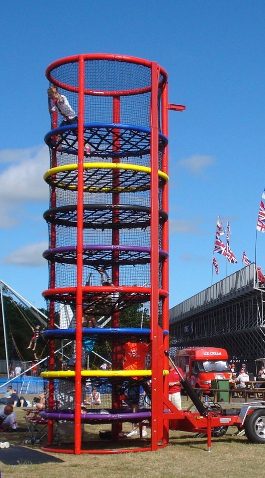 Spider Mountain, Climbing tower and Inflatable sli - Image 5 of 15