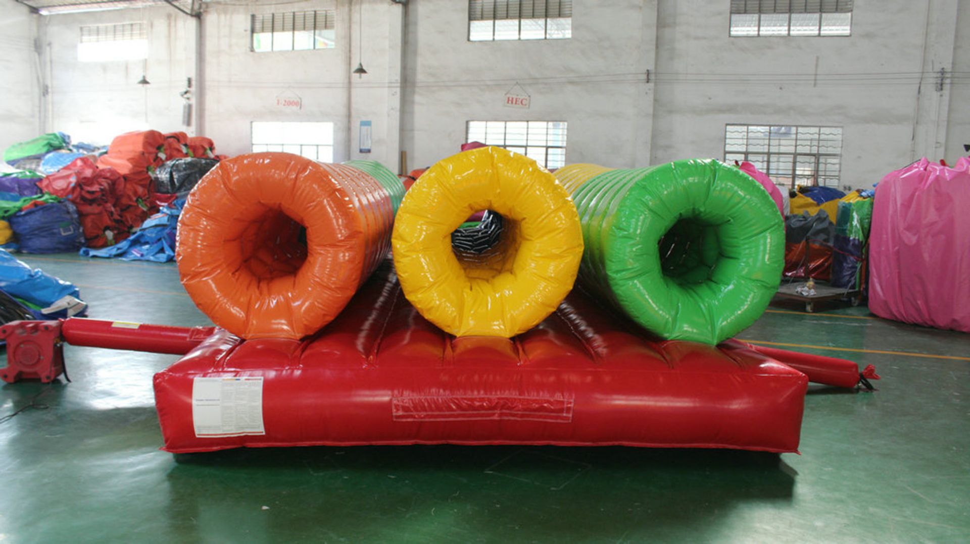 Colour Inflatable Obstacle Course comprising 15 as - Image 24 of 36