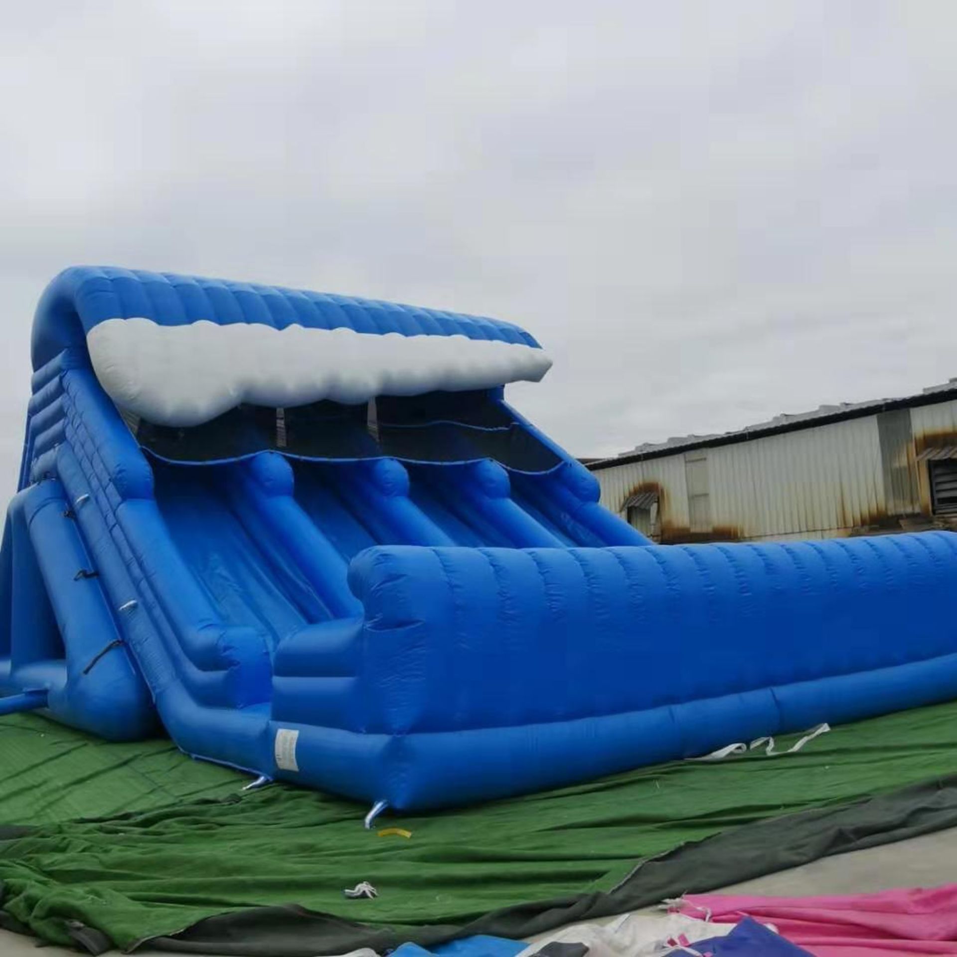 Funky Planet Inflatable Obstacle Course comprising - Image 6 of 55