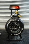 Pit Stop Challenge with 2 F1 Wheels, from a Lotus