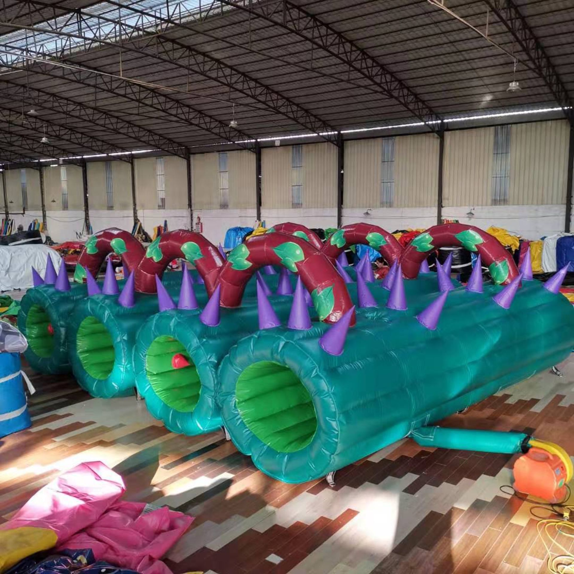 Funky Planet Inflatable Obstacle Course comprising - Image 9 of 55