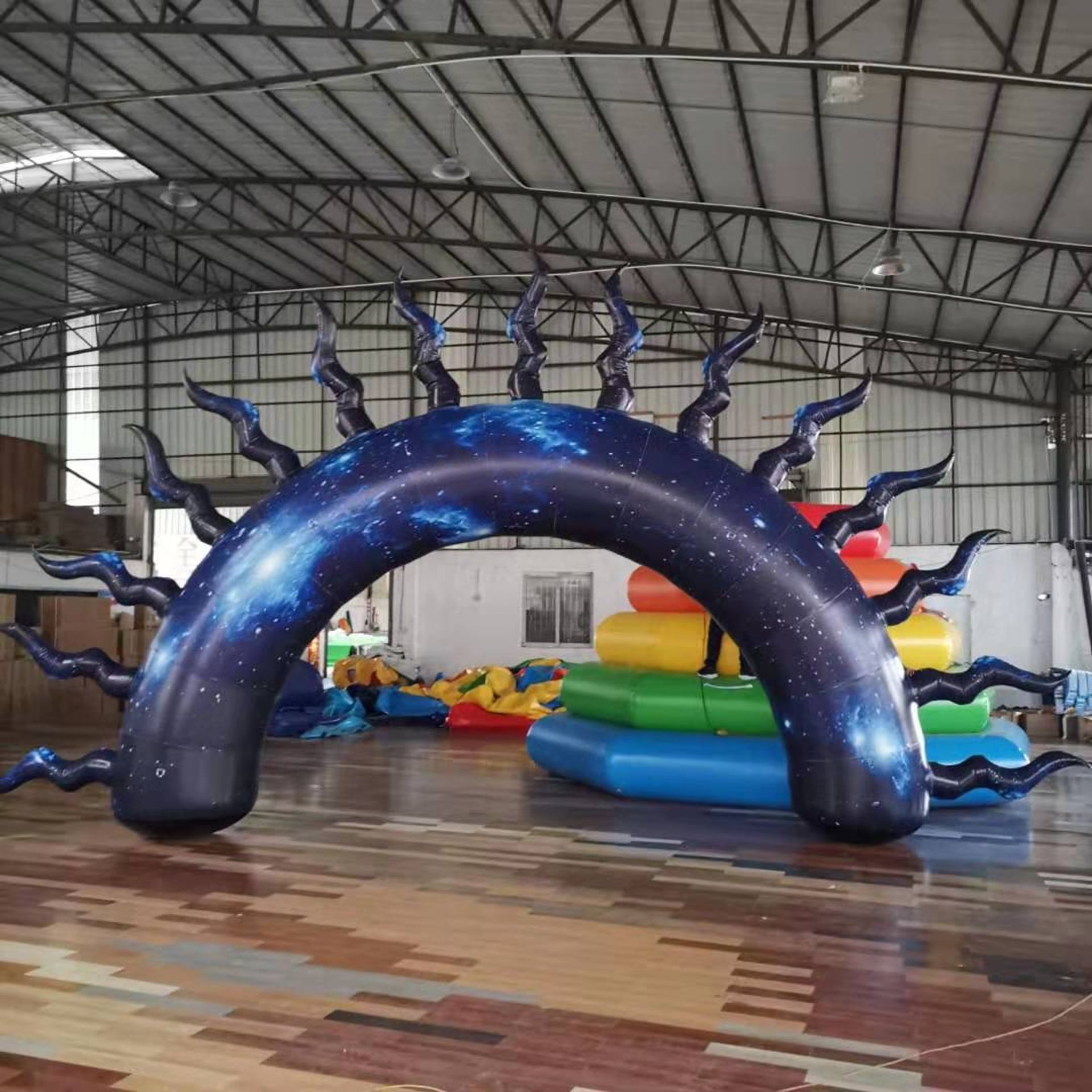 Funky Planet Inflatable Obstacle Course comprising - Image 27 of 55