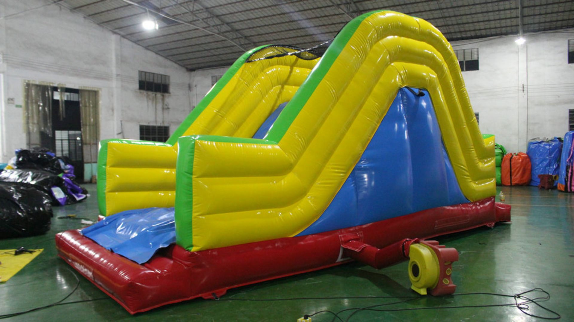 Colour Inflatable Obstacle Course comprising 15 as - Image 3 of 36