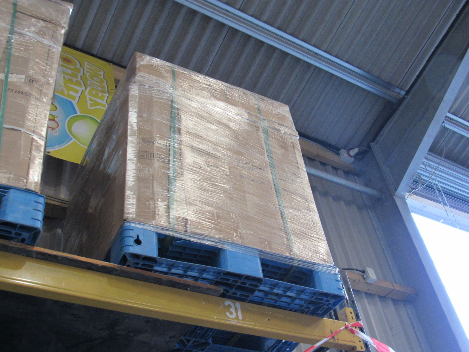 Pallet of pull-up spit sneeze/ covid protection sc