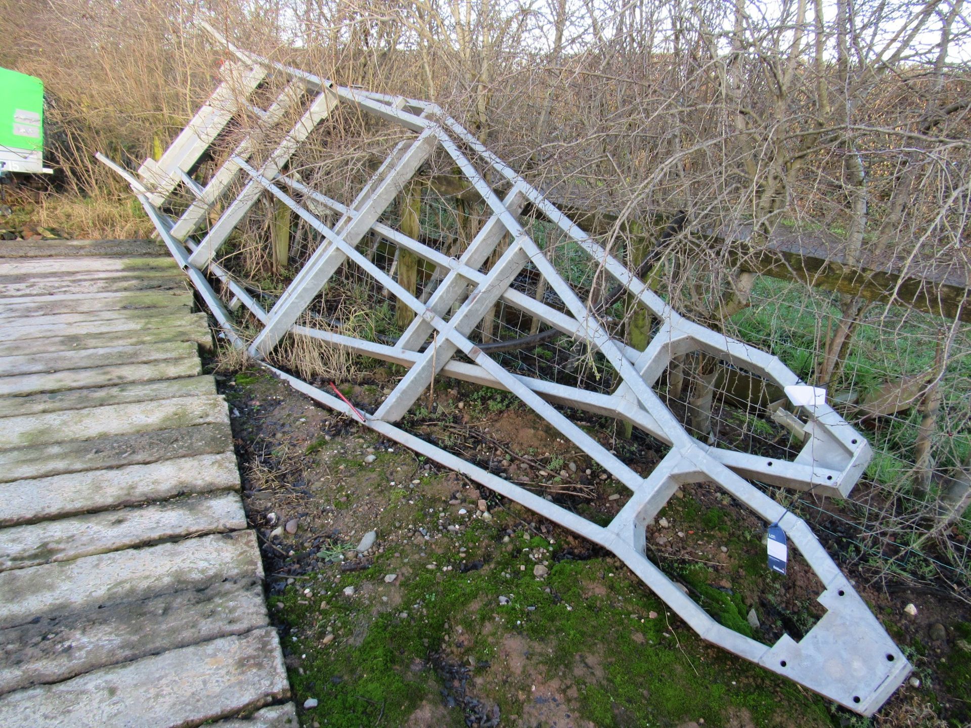 Unbadged trailer chassis frame, Approx. 22ft x 6ft - Image 2 of 2