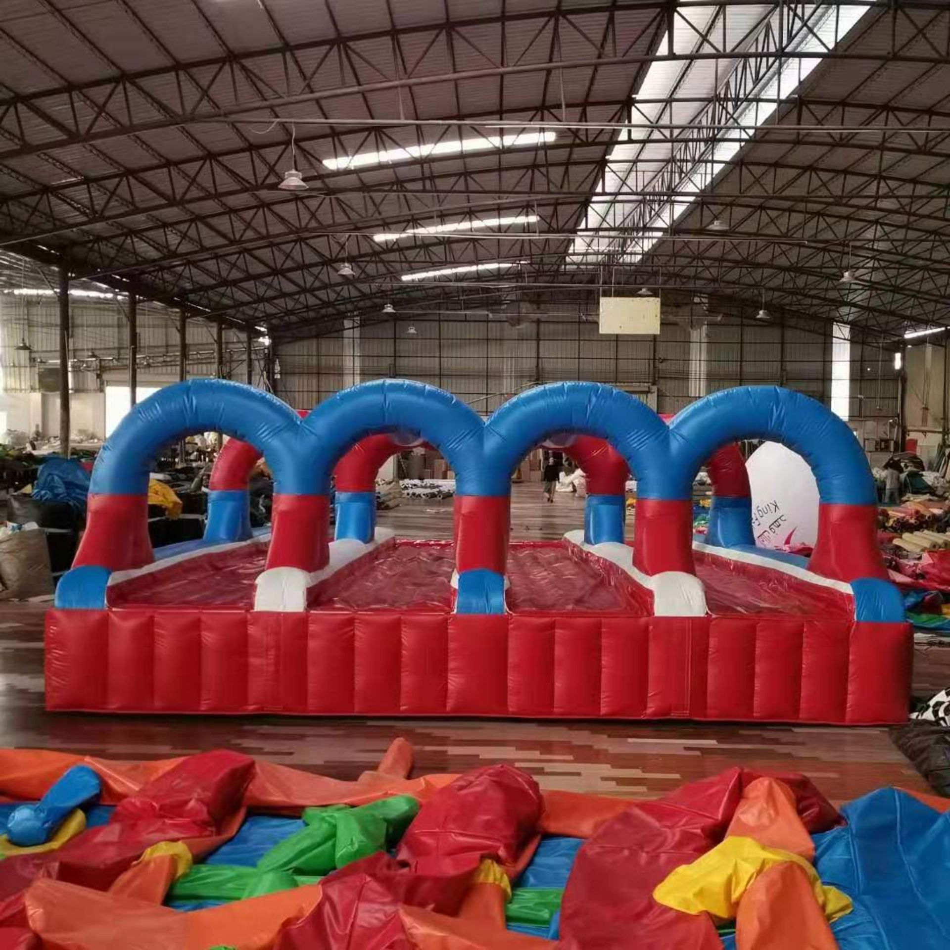 Funky Planet Inflatable Obstacle Course comprising - Image 14 of 55