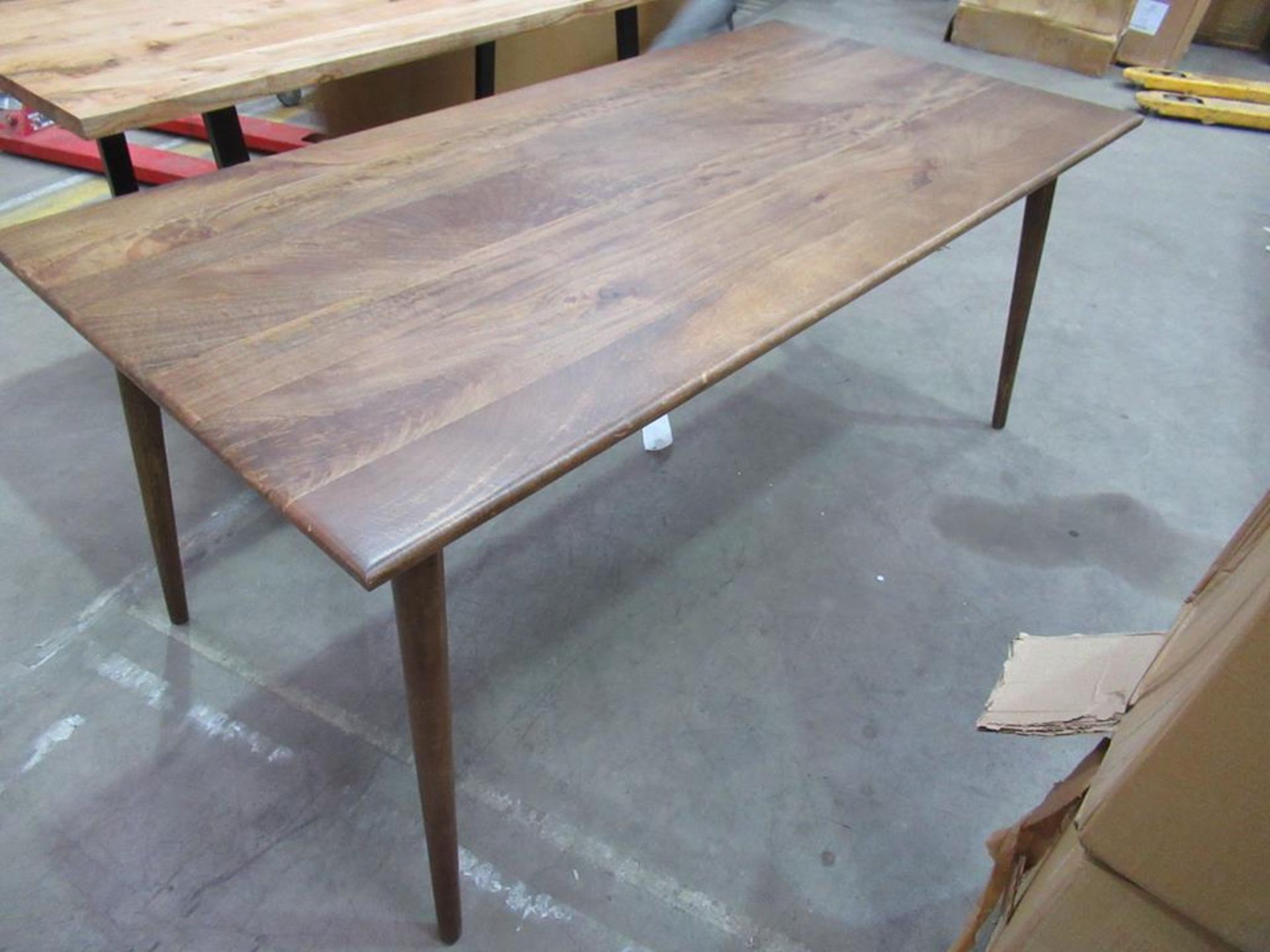 A Dark Wooden Dining Table