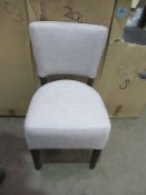 2x Memphis Standard Dining Chairs (Checkmate Silver)
