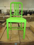 x5 Navy Chair (Green)