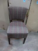 2 x Memphis Standard Dining Chairs (Panaz Calroust Chocolate)