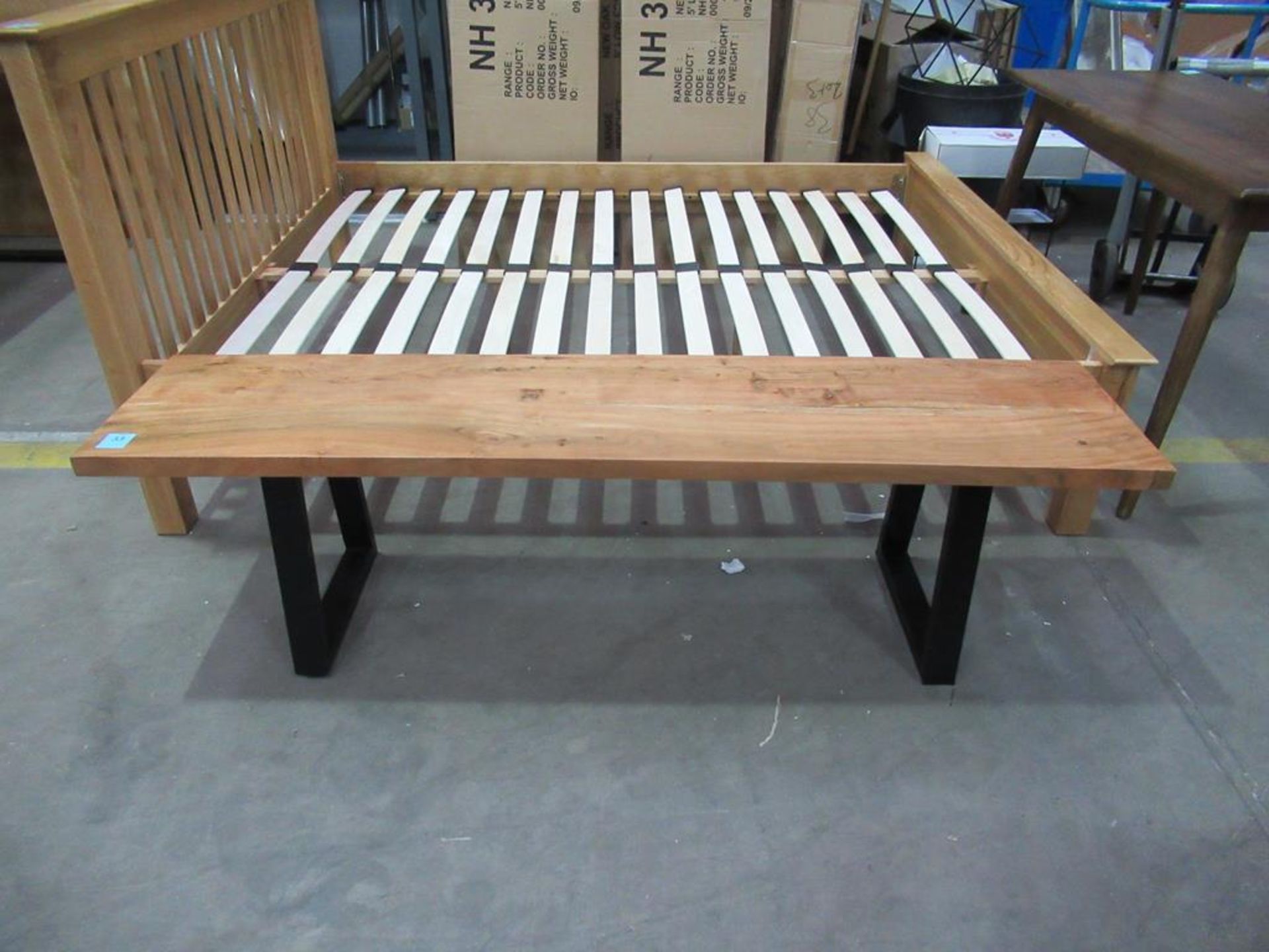 Unique Timber Metal Bench (TWIBD-1012)