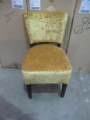 2 x Memphis Standard Dining Chairs (Antique gold)