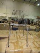 6 x Steel Wire Chair Natural (SS835ST)