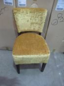 2 x Memphis Standard Dining Chairs (Antique gold)