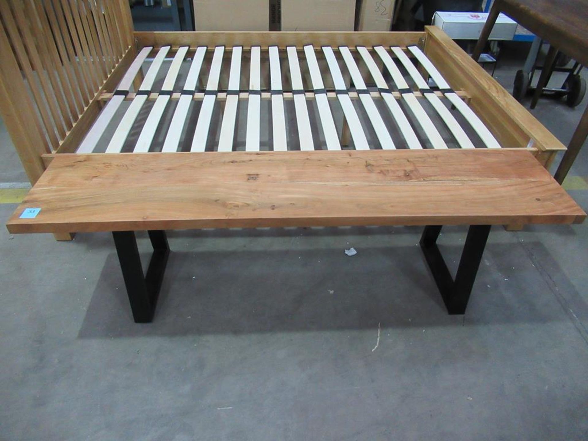 Unique Timber Metal Bench (TWIBD-1012)