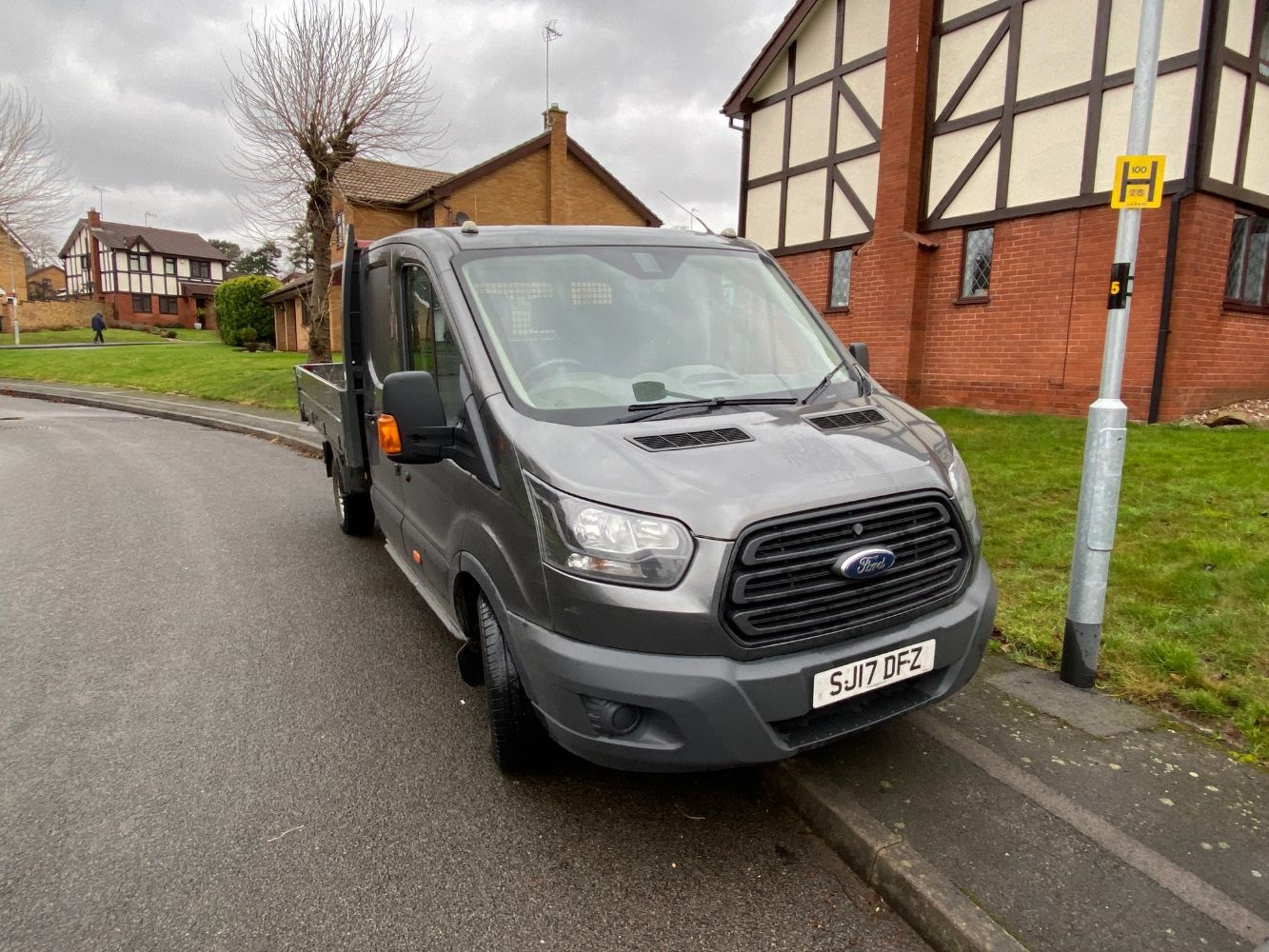 Ford Transit 350 Double Cab Tipper, 2017 (low mileage)