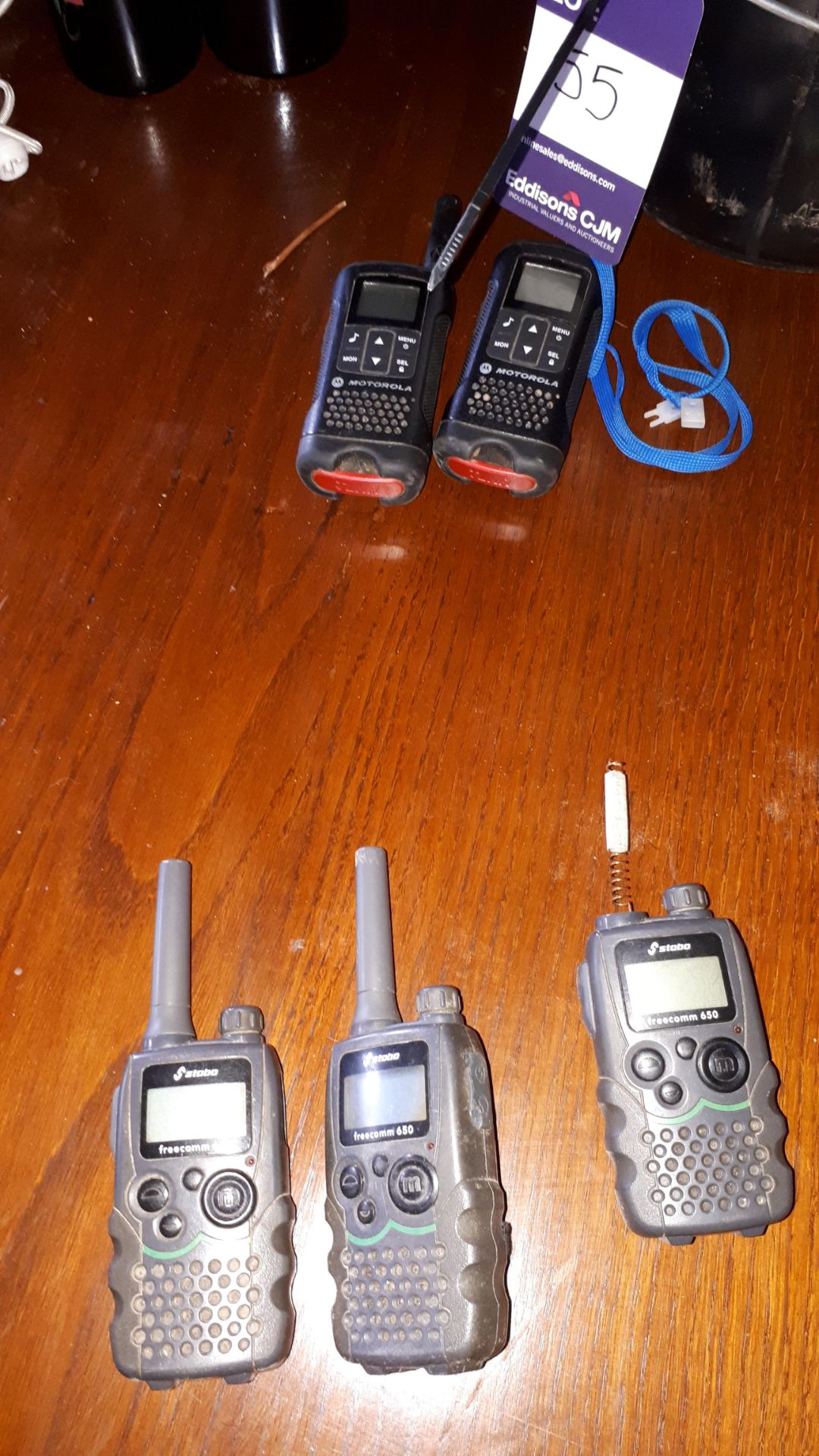 10 Motorola T80 Two Way Radios, 3 Stabo Two Way ra - Image 3 of 3