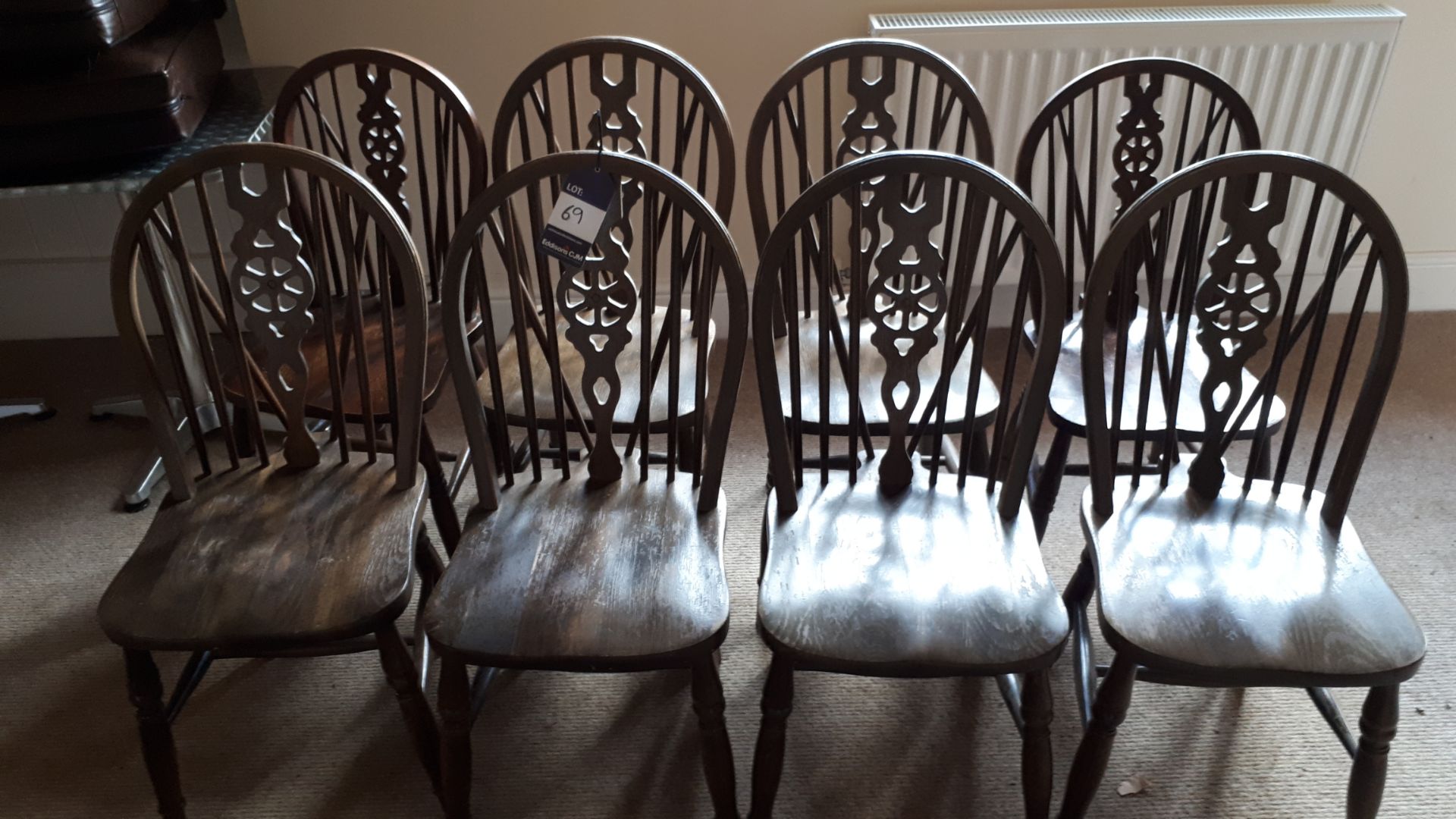 17 x country kitchen chairs