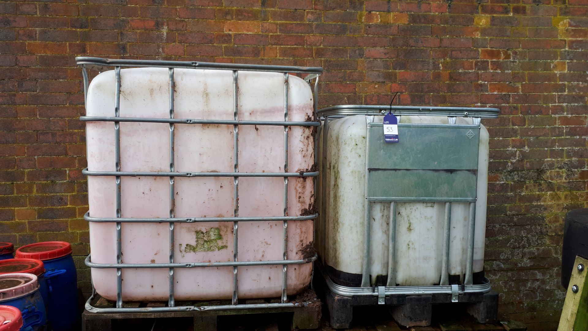 1000ltr IBC container, 600ltr IBC container